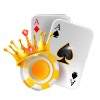 Magicwin247 Poker game with cards & chips